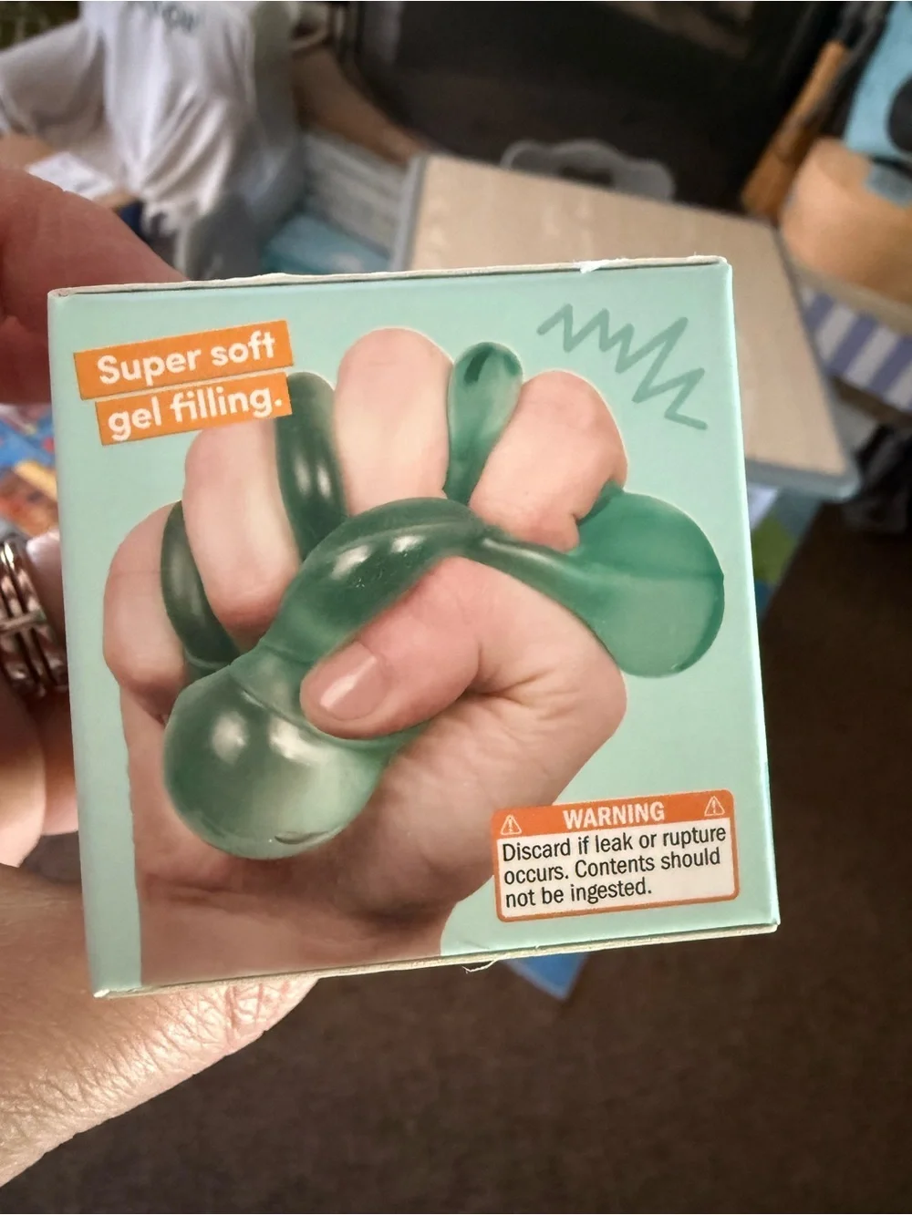 SPEKS. Gump Memory Gel Stress Ball - Seaglass- Mist